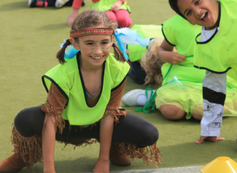 Big smiles at Summer in the City sports and activity holiday camps.